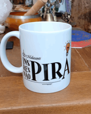 Caneca Inspira, Respira e Não Pira