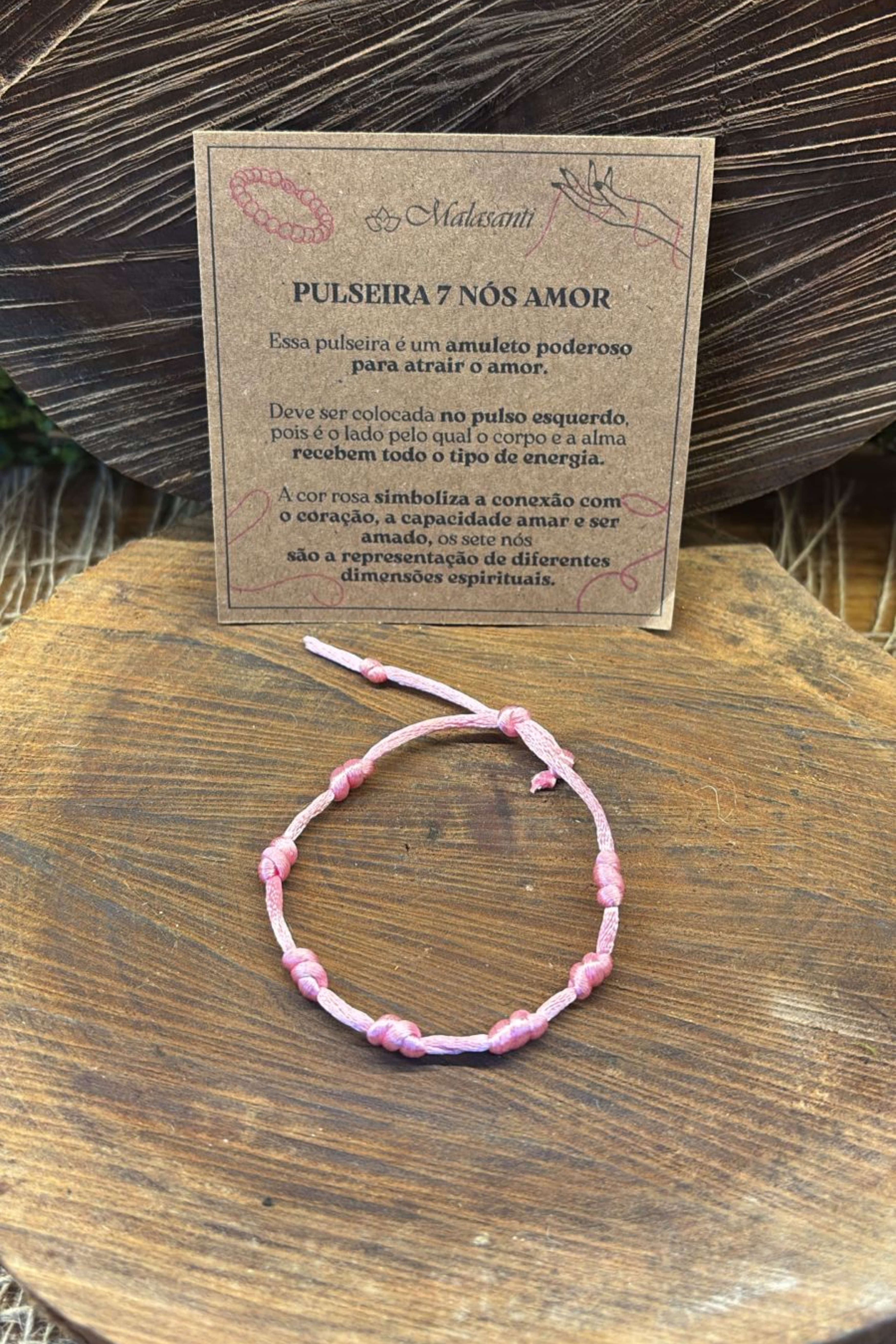Pulseira 7 nós Amor