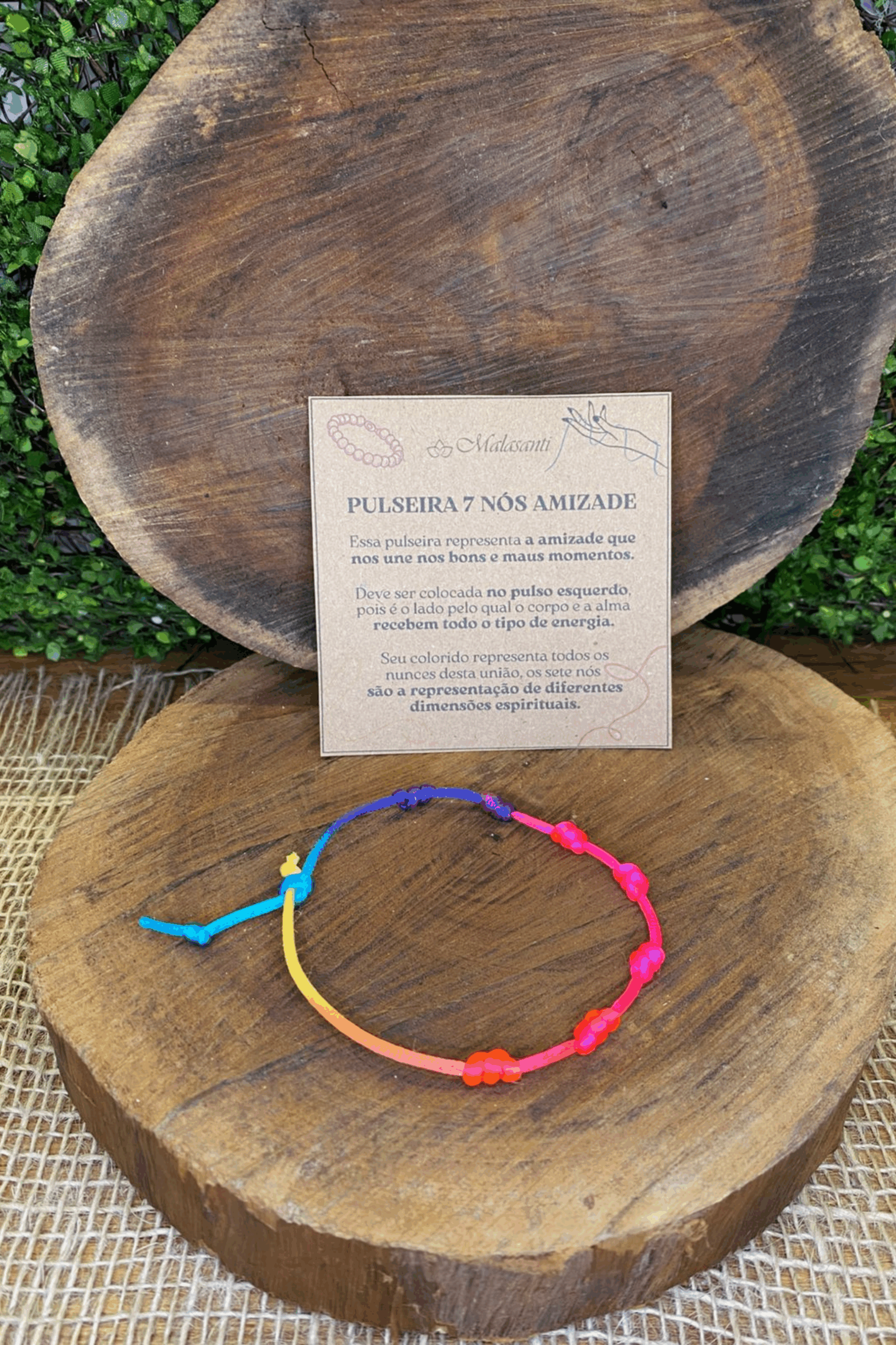 Pulseira 7 nós Amizade