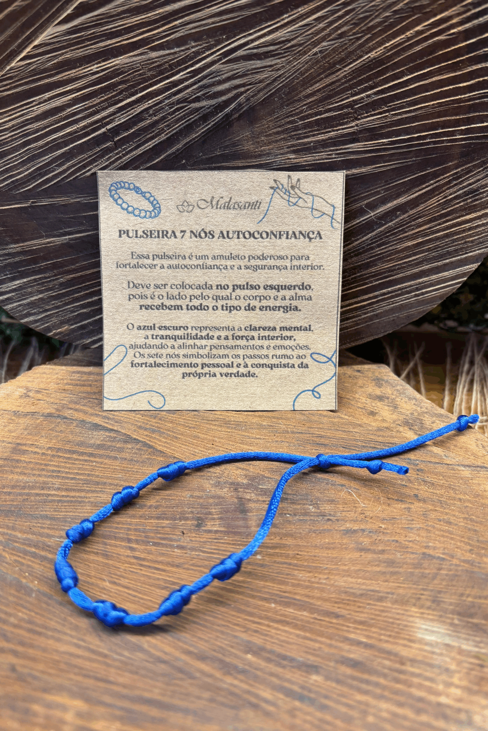 Pulseira 7 nós Autoconfiança