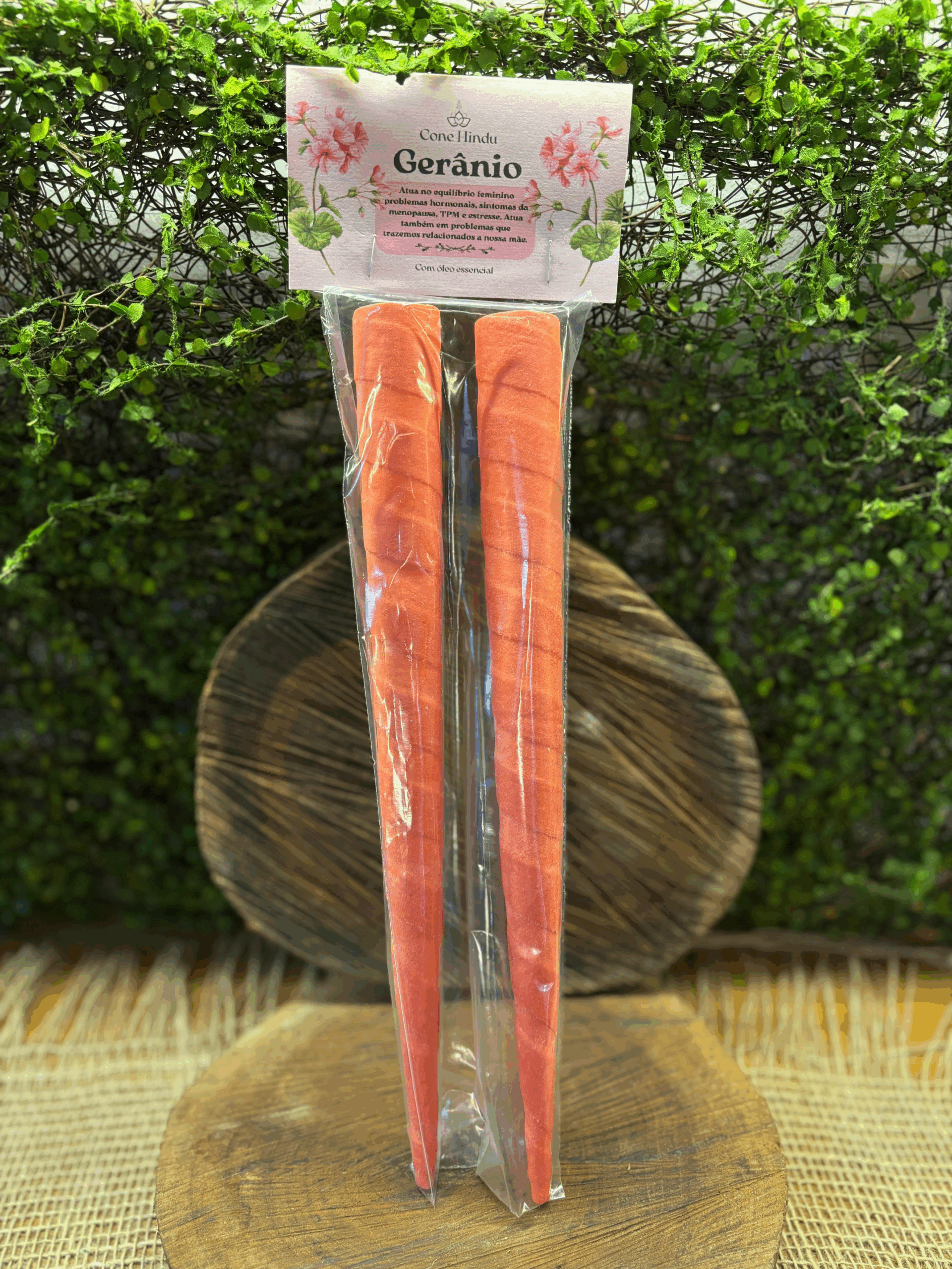 Cone Hindu Gerânio