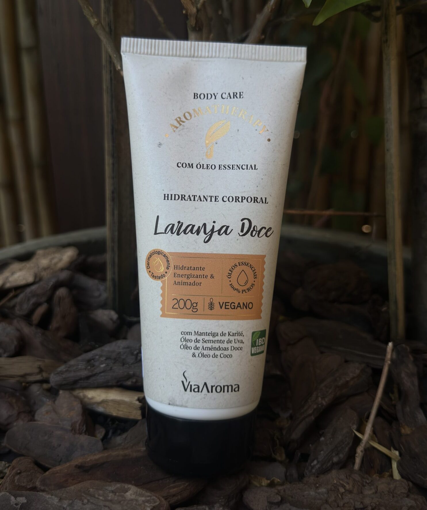 Hidratante Corporal Via Aroma Laranja Doce
